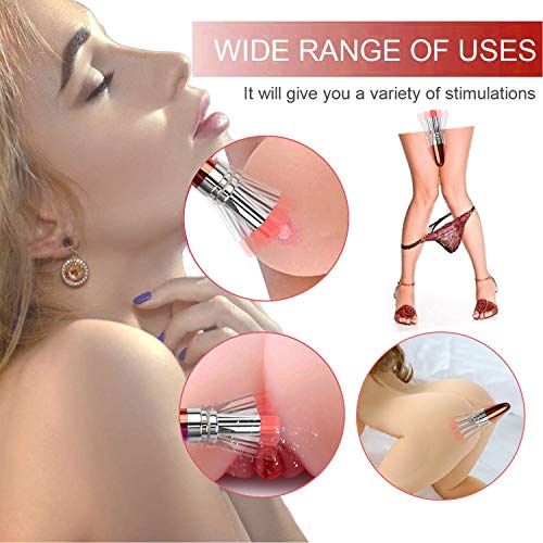 El estimulante Mini Lipstick es apto para viajes y la batería vibrante es adecuada para principiantes (rojo)