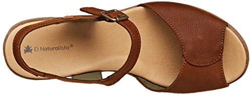 El Naturalista Leaves, Sandalias con Punta Abierta para Mujer, Marrón (Wood/Nectar Wood/Nectar), 39 EU