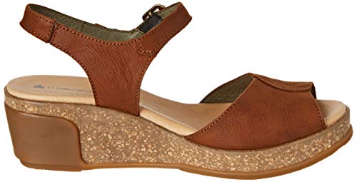 El Naturalista Leaves, Sandalias con Punta Abierta para Mujer, Marrón (Wood/Nectar Wood/Nectar), 39 EU