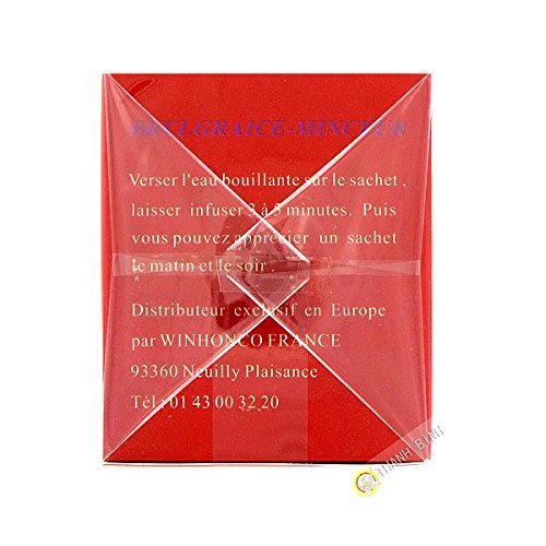 El té negro adelgazar QUEMAR GRASA 20 x 1½,5g de Sri Lanka - Pack de 3 uds