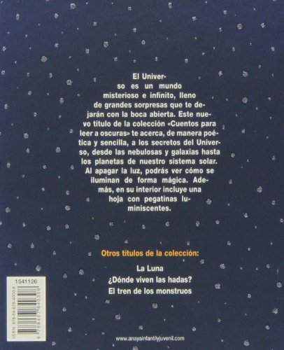 El Universo: Cuento para leer a oscuras (Primeros Lectores (1-5 Años) - Cuentos Para Leer A Oscuras)