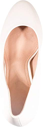 Elara Zapato de Tacón Alto Mujer Plataforma Chunkyrayan Blanco E22321-Weiss-38