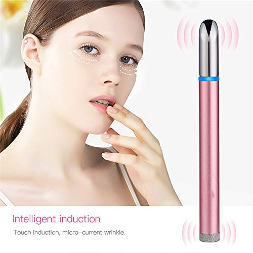 Electric Eye Massager, Roller Light Blue Ion Eye Massager De La Cara, Eliminar Arrugas Círculo Oscuro Contra El Envejecimiento Cuidado De La Herramienta De Ojos