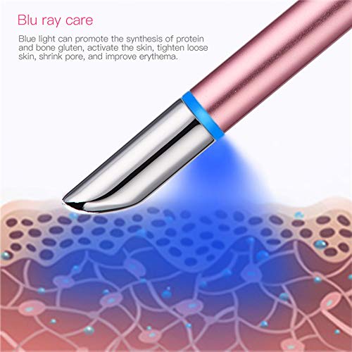 Electric Eye Massager, Roller Light Blue Ion Eye Massager De La Cara, Eliminar Arrugas Círculo Oscuro Contra El Envejecimiento Cuidado De La Herramienta De Ojos