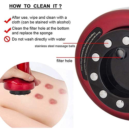 Electric Suction Vacuum Scraping Therapy Slimming Massager Full Body Gua Sha,for Body Back Pain 9-speed rechargeable