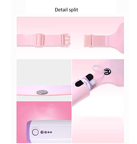Electroestimulación para alivio del dolor menstrual,Período de menstruación del dispositivo de masaje menstrual Dismenorrea Dolor Dispositivo,Rosado