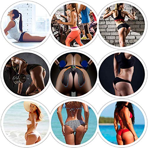 Electroestimulador Muscular Gluteos,EMS Gluteos Estimulador de Glúteos Herramientas Nalgas HipTrainer para la Cadera,Estimulador Muscular Ejercitar Gluteos, Hombre y Mujer,Pantalla LED