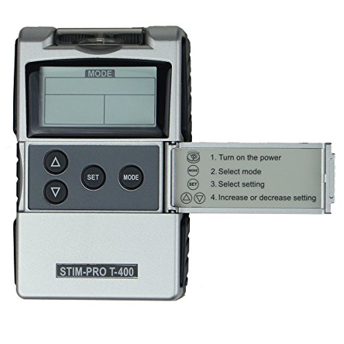 Electroestimulador TENS STIM-PRO T-400 - Aparato de corriente de estimulación de fácil uso - axion