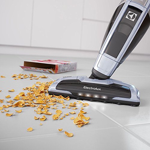 Electrolux ZB5020 Aspirador escoba con batería de Litio TurboPower de 21,6 V, 0.8 litros, 81 Decibelios, Blanco hielo