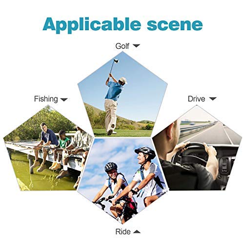 Elegear Gafas de Sol Hombre Polarizadas Gafas deportivas Súper Ligero y Cómodo Anti UVA UV Marco TR90 Lente Espejo con REVO Gafas hombre y mujer Ciclismo MTB Running Coche Moto Montaña (Blue)