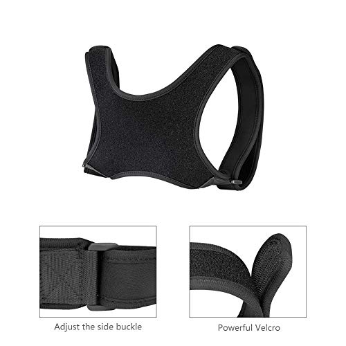 Eletorot Corrector de Postura Dos Extremos Ajustable para améliore la Postura y Alignez Columna Vertebral, Cuello y Alivio de la Dolor Thoracique para Hombres Mujeres niños y Adolescents-m