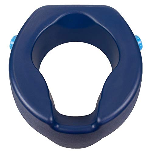Elevador WC, 11 cm, Asiento de inodoro blando, Azul, Río, Mobiclinic