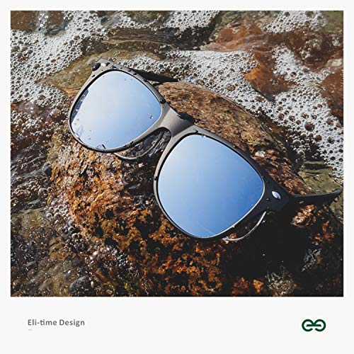 Eli-time Polarizado Clip Unisex en Gafas de Sol para Anteojos Recetados-Buen Estilo de Clip Gafas de Sol para la Miopía Gafas al Aire Libre/Conducción/Pescar