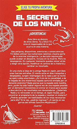 ELIGE TU PROPIA AVENTURA - El secreto de los ninja