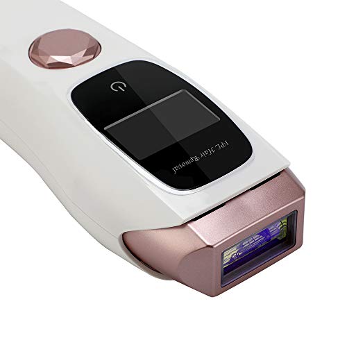 Elikliv - Depilador permanente para mujer y hombre, para eliminar el vello en casa para el mentón facial, bikini, labio, uso cuerpo entero, actualizado a 999.999 Flash