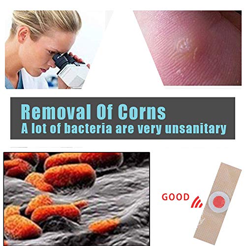 Eliminador de verrugas, tratamiento de eliminación de verrugas, removedor de maíz, almohadillas de ácido salicílico para la eliminación tópica de callos callosos o verrugas plantares （36 piezas）