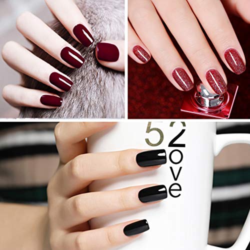 Elite99 3 en 1 Esmaltes Semipermanentes de Uñas, 48 Colores Kit de Un Paso Esmaltes en Gel UV LED Soak off 7ML