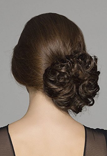 Ellen Wille Gin - Extensiones de pelo con anillo de goma, color marrón claro