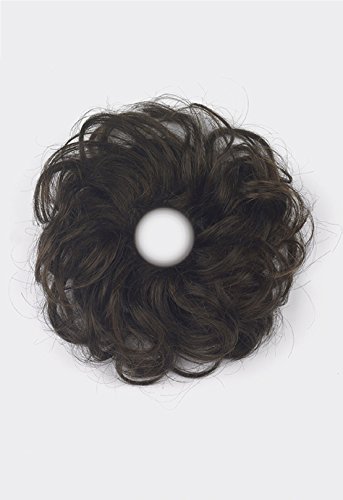 Ellen Wille Gin - Extensiones de pelo con anillo de goma, color marrón claro