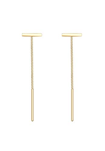 Elli Pendientes Las damas se han hecho con la Geo-Tendencia de la plata esterlina 925