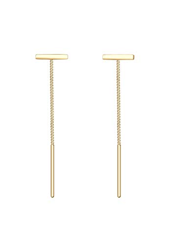 Elli Pendientes Las damas se han hecho con la Geo-Tendencia de la plata esterlina 925