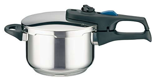 Elo Praktika XS - Olla a presión pequeña (2,7 litros), color plateado, acero inoxidable
