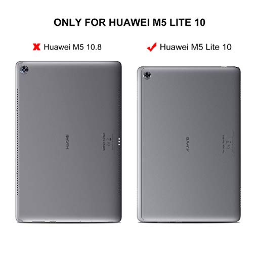 ELTD Templado Protector para Huawei MediaPad M5 Lite 10, 9H 2.5D Protector de Pantalla Vidrio Templado para Huawei MediaPad M5 Lite 10 10.1 Pulgadas 2018, 1 Pack