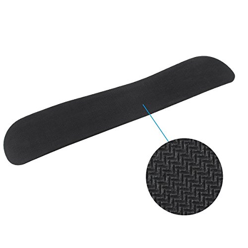 Elzo Reposamuñecas para Teclado, Ergonómico Cojín de Muñeca Apoyo con Espuma de Memoria para Ordenador/Notebook/Laptop, Negro