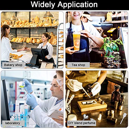 EMAGEREN 10pcs Mini Embudos de Plástico, Embudos Pequeños, 5pcs Mini Embudos de Metal, 3pcs Mini Pipetas, Ideal para Rellenar Perfume a Botellas o Recipientes Pequeños, Juego de Embudos(Total 18)