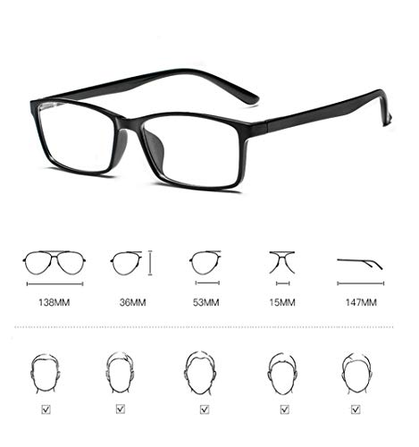 Embryform Gafas Neutras para PC, Smartphone, TV y Gaming | Eliminan la fatiga y la irritación visual | Gafas ANTI LUZ AZUL y UV para Pantalla | Filtro luz azul de descanso para pc | Unisex