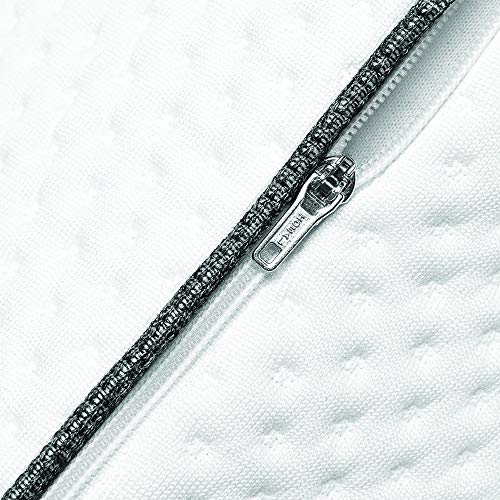 Emma Almohada 70x40 cm Almohada-Visco (Memory Foam), Altura Ajustable, Cubierta Lavable