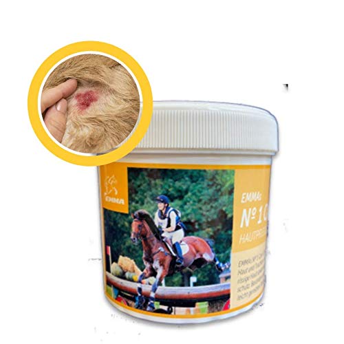 EMMA Ungüento de Zinc para Caballos y Perros Ungüento para la cicatrización de heridas I Cuidado de la Piel I Pasta de Zinc para la irritación de la Piel, picazón, Eczema 250 ml