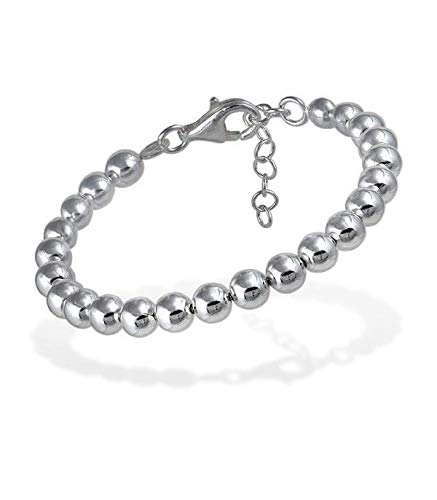 EMPATHY JEWELS - Pulsera Plata Mujer 925, Pulsera Bolas Plata De 3, 4 Y 6 Mm. La Pulsera Plata Bolas Mujer Que Necesitas - Dia de La Madre Regalos Originales