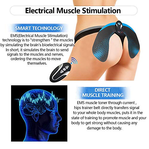 EMS Electroestimulador Gluteos - EMS Hips Trainer Entrenador de Cadera Hip para la Cadera Mujer Inteligente Hip Instructor Muscular