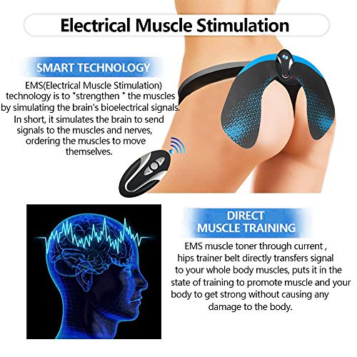 EMS Electroestimulador Gluteos - EMS Hips Trainer Entrenador de Cadera Hip para la Cadera Mujer Inteligente Hip Instructor Muscular
