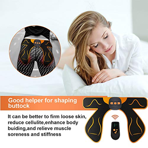 EMS Hips Estimulador Muscular,Gluteos Estimulador de Glúteos Herramientas Nalgas HipTrainer para la Cadera Mujer Inteligente Hip Instructor Modelling Firing Ayuda a Levantar la Cadera