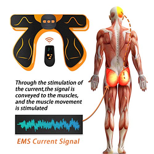 EMS Hips Estimulador Muscular,Gluteos Estimulador de Glúteos Herramientas Nalgas HipTrainer para la Cadera Mujer Inteligente Hip Instructor Modelling Firing Ayuda a Levantar la Cadera