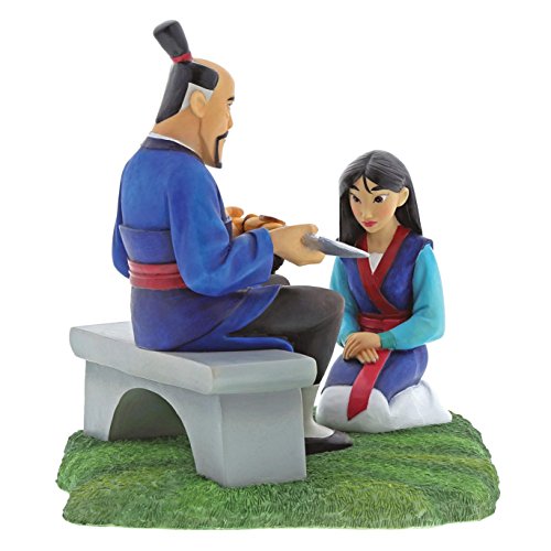 Enchanting Disney Regalos A Ser Honrados-Mulan Figurina, Resina, Multicolor, 26.67 x 22.61 x 22.61 cm
