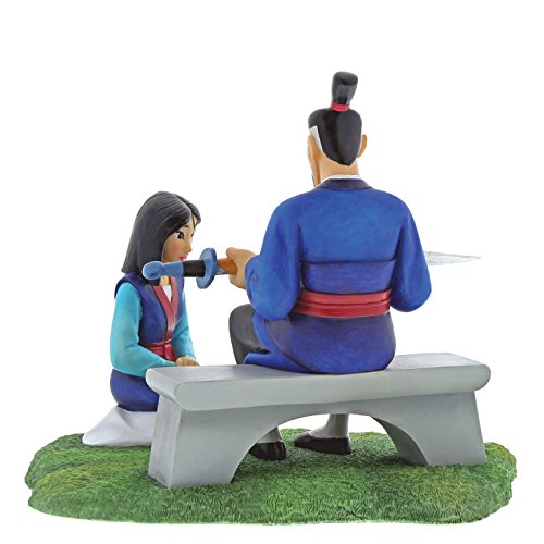 Enchanting Disney Regalos A Ser Honrados-Mulan Figurina, Resina, Multicolor, 26.67 x 22.61 x 22.61 cm
