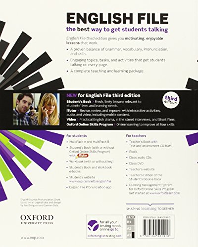 English File 3rd Edition Beginner. Student's Book + Workbook Multipack B (English File Third Edition)