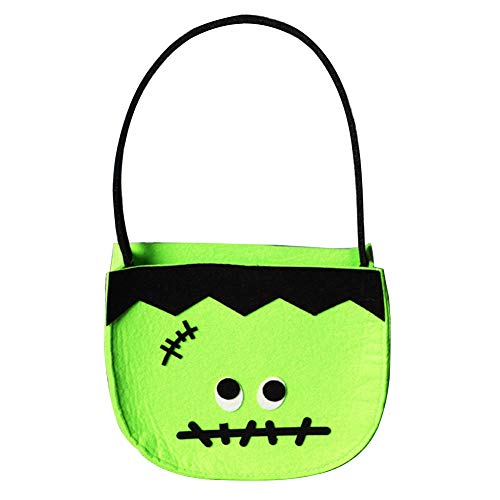 Enticerowts - Bolsa de caramelos de Halloween, diseño de calabaza, diseño de calabaza, diseño de zombies, 1 #