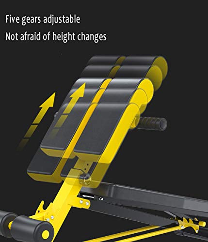 Entrenamiento Abdominal De Espalda, Taburete Fitness Multifuncional Rome, MáQuina De Espalda Entrenador, hasta 150 Kg, ErgonóMico y Ajustable, Entrenamiento De Cintura