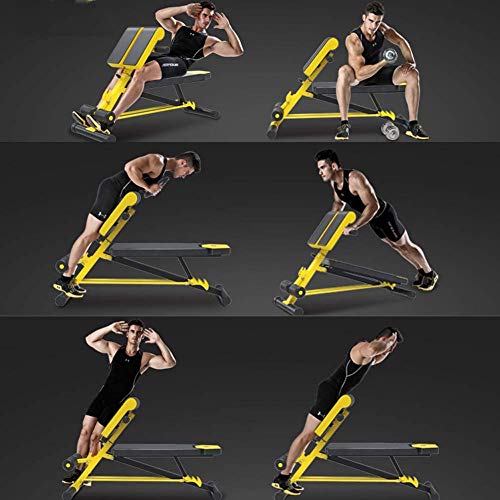 Entrenamiento Abdominal De Espalda, Taburete Fitness Multifuncional Rome, MáQuina De Espalda Entrenador, hasta 150 Kg, ErgonóMico y Ajustable, Entrenamiento De Cintura