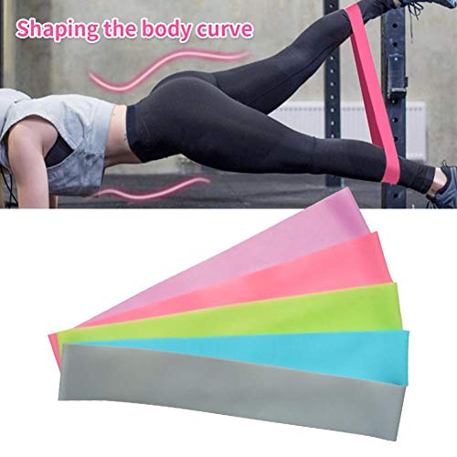 Entrenamiento De La Yoga Rsistance Banda Pilates Gimnasio En Casa Ejercicio De La Aptitud De La Correa De Formación De Bucle