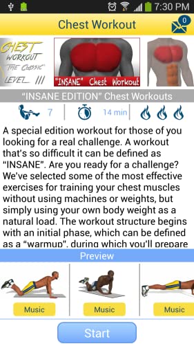 Entrenamiento para pectorales