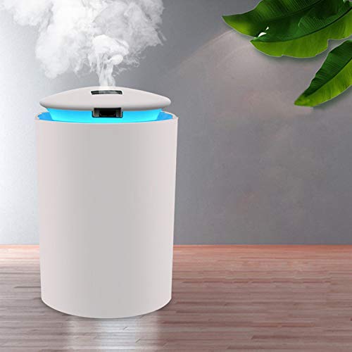 Entweg Humidificador, Humidificador de Silencioso de Niebla con luz LED, 260 ml, para bebé, Dormitorio, Coche, Alimentado por USB