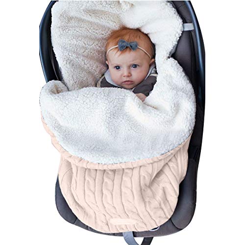 envoltura de cochecito de bebé, manta de bebé, saco de dormir para recién nacido Saco de cochecito para niñas o niños de 0 a 12 meses