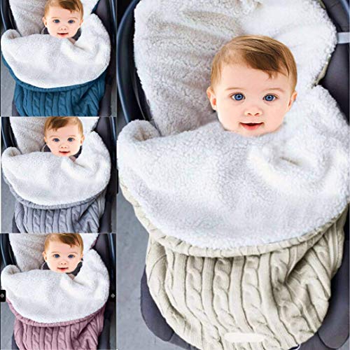 envoltura de cochecito de bebé, manta de bebé, saco de dormir para recién nacido Saco de cochecito para niñas o niños de 0 a 12 meses