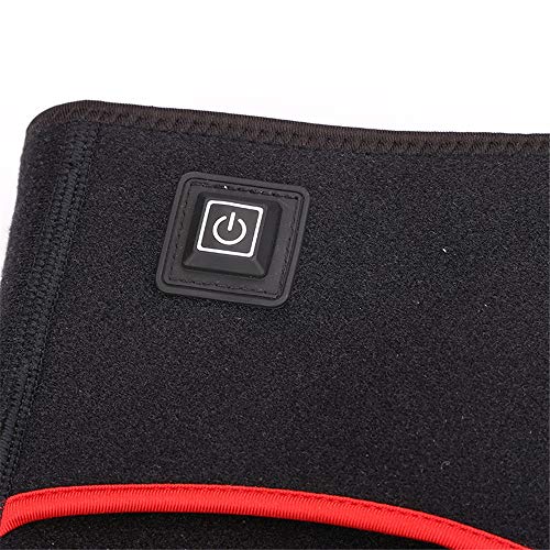 Envoltura de rodillera eléctrica calentada El calentamiento de la rodilla almohadilla caliente rodilla Wrap calor eléctrico rodilla Brace W / 5V caliente Terapia for el alivio del dolor del menisco fo