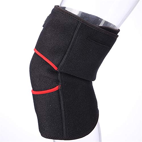 Envoltura de rodillera eléctrica calentada El calentamiento de la rodilla almohadilla caliente rodilla Wrap calor eléctrico rodilla Brace W / 5V caliente Terapia for el alivio del dolor del menisco fo